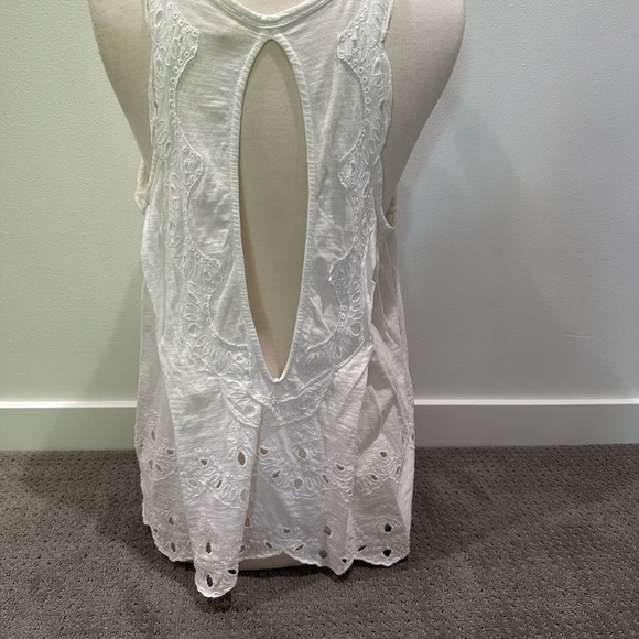 Free People sleeveless lace trim top - Picture 6 of 9